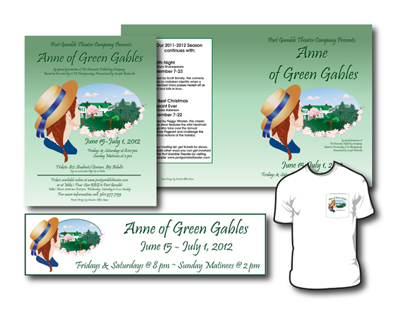 Marketing Materials for Anne of Green Gables-PGT, Port Gamble, WA