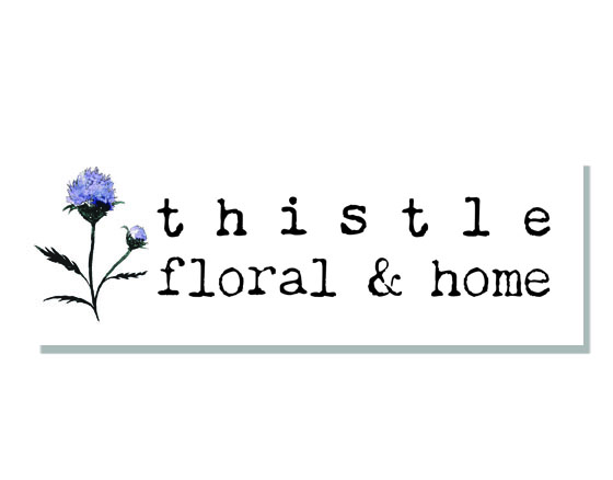 Logo design Thistle Floral & Home